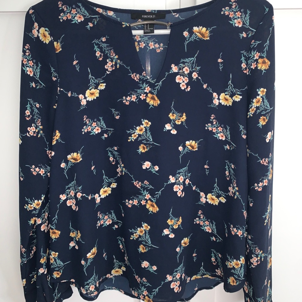 Forever 21 Floral Blouse